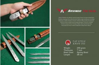 Testimoni Customer arvianTAPstyle255 Knife