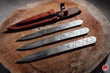 Pisau TAPstyle 255 Knife + Leather Sheath