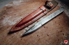 Pisau TAPstyle 255 Knife + Leather Sheath