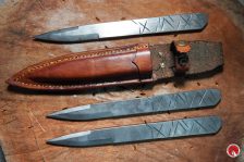 Pisau TAPstyle 255 Knife + Leather Sheath